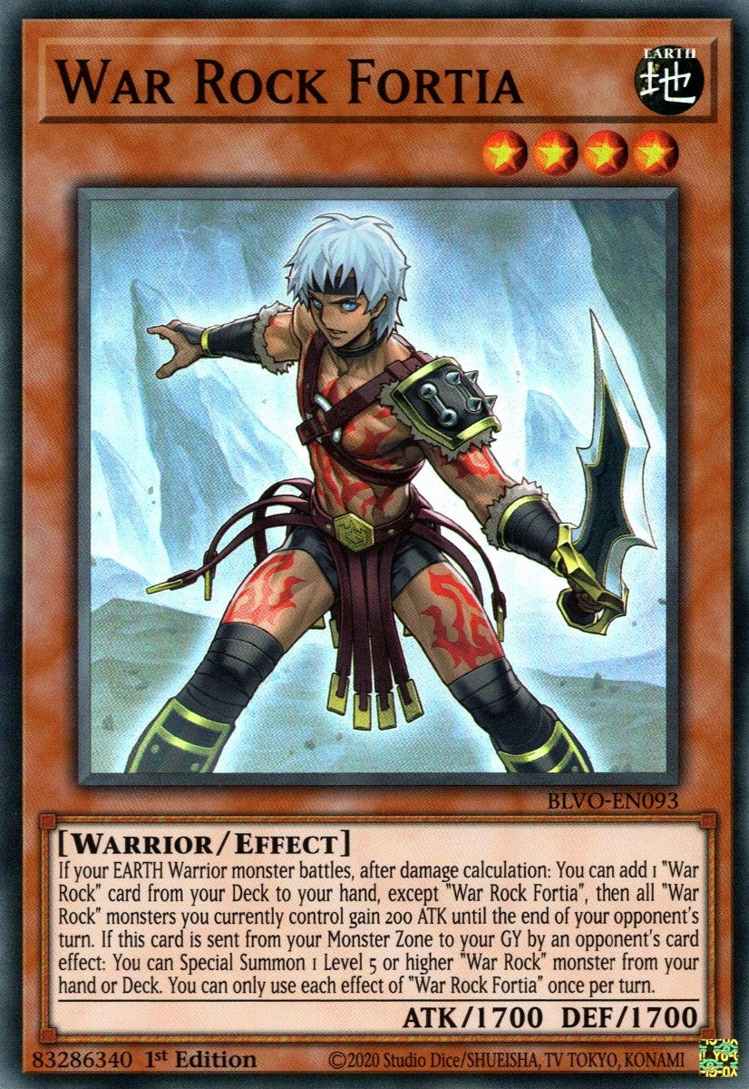 Image for War Rock Fortia (BLVO-EN093) (BLVO) - YuGiOh