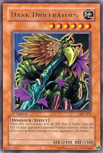 Image for Dark Driceratops (IOC-073) (IOC) - YuGiOh