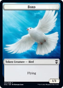 Image for Bird // Spirit Double-Sided Token (1 // 4) (Kaldheim) - Magic: The Gathering