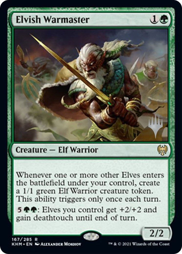 Image for Elvish Warmaster (167) (Kaldheim) - Magic: The Gathering