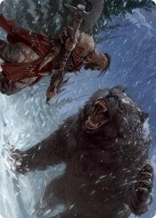Image for Blizzard Brawl Art Card (41) (Kaldheim) - Magic: The Gathering