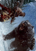 Image for Blizzard Brawl Art Card (Gold-Stamped Signature) (41) (Kaldheim) - Magic: The Gathering