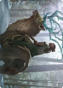 Image for Boreal Outrider Art Card (42) (Kaldheim) - Magic: The Gathering