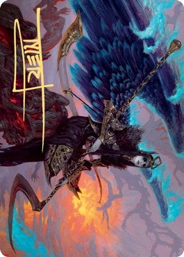 Image for Eradicator Valkyrie Art Card (Gold-Stamped Signature) (25) (Kaldheim) - Magic: The Gathering