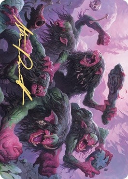 Image for Hagi Mob Art Card (Gold-Stamped Signature) (36) (Kaldheim) - Magic: The Gathering