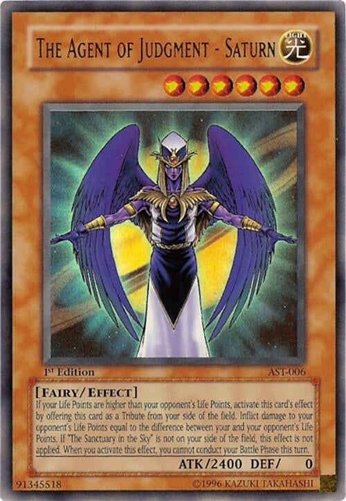 Image for The Agent of Judgment - Saturn (AST-006) (AST) - YuGiOh
