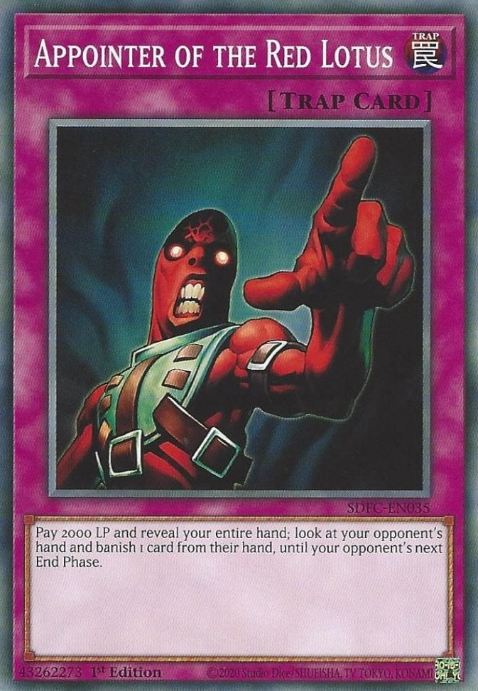 Image for Appointer of the Red Lotus (SDFC-EN035) (SDFC) - YuGiOh