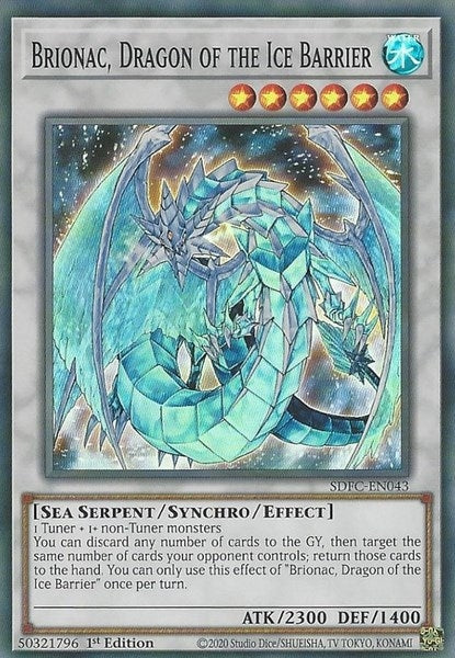 Image for Brionac, Dragon of the Ice Barrier (SDFC-EN043) (SDFC) - YuGiOh