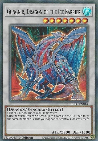 Image for Gungnir, Dragon of the Ice Barrier (SDFC-EN044) (SDFC) - YuGiOh