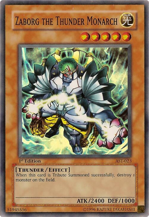 Image for Zaborg the Thunder Monarch (AST-023) (AST) - YuGiOh