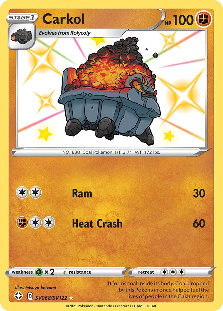 Image for Carkol (SV068/SV122) (SHFSV) - Pokemon