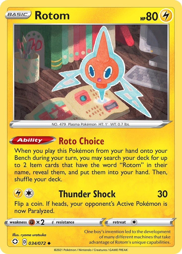 Image for Rotom (034/072) (SHF) - Pokemon