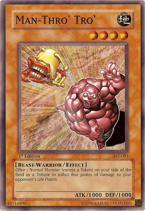 Image for Man-Thro' Tro' (AST-081) (AST) - YuGiOh