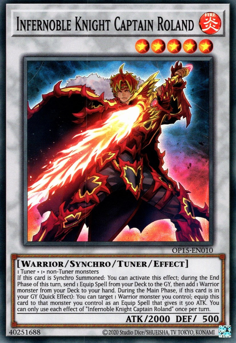 Image for Infernoble Knight Captain Roland (OP15-EN010) (OP15) - YuGiOh
