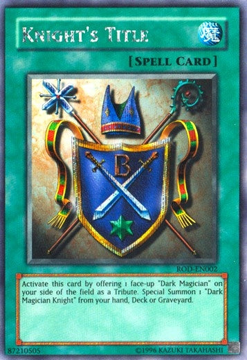 Image for Knight's Title (Reshef of Destruction) (Secret Rare) (ROD-EN002) (VDP) - YuGiOh