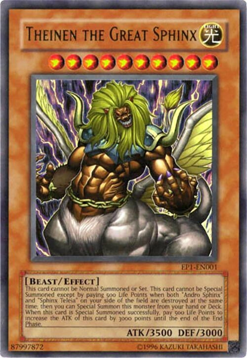 Image for Theinen the Great Sphinx (EP1-EN001) (EP1) - YuGiOh