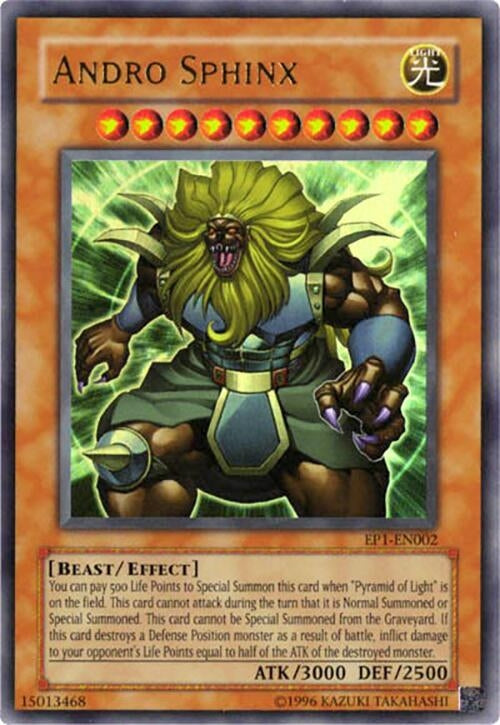 Image for Andro Sphinx (EP1-EN002) (EP1) - YuGiOh