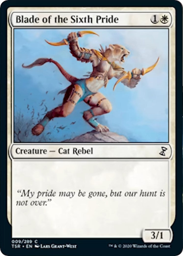 Image for Blade of the Sixth Pride (9) (Time Spiral: Remastered) - Magic: The Gathering