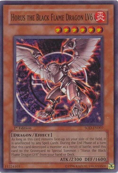 Image for Horus the Black Flame Dragon LV6 (SOD-EN007) (SOD) - YuGiOh