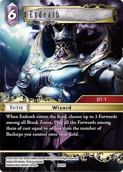 Image for Exdeath (B-026) (Boss Deck: Chaos) - Final Fantasy TCG
