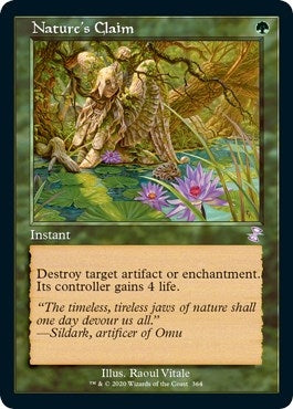 Image for Nature's Claim (364) (Time Spiral: Remastered) - Magic: The Gathering