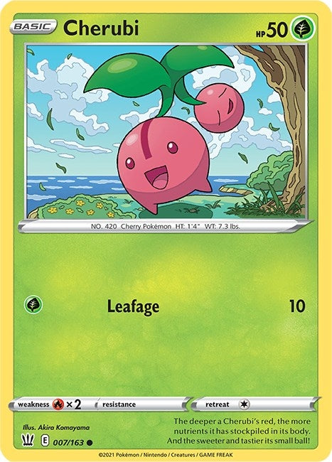 Image for Cherubi (007/163) (SWSH05) - Pokemon