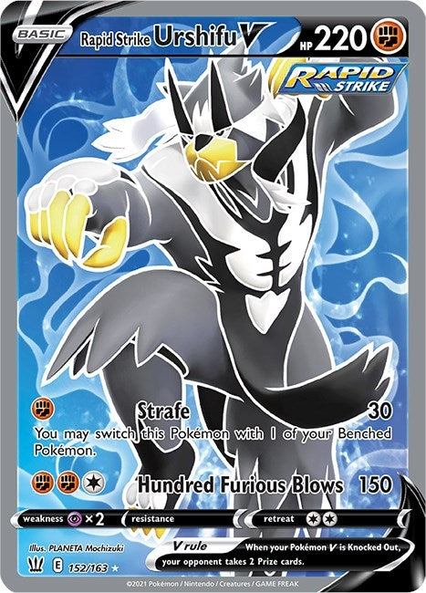 Image for Rapid Strike Urshifu V (Full Art) (152/163) (SWSH05) - Pokemon