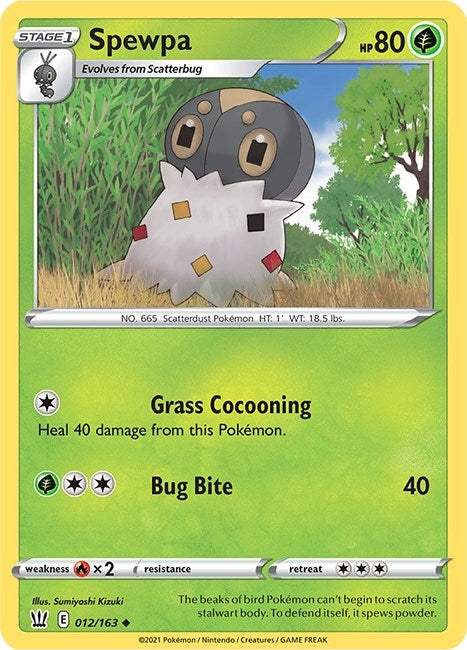 Image for Spewpa (012/163) (SWSH05) - Pokemon