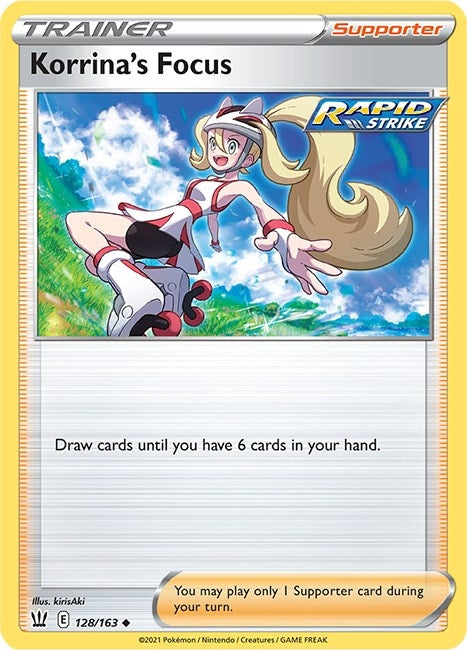 Image for Korrina's Focus (128/163) (SWSH05) - Pokemon