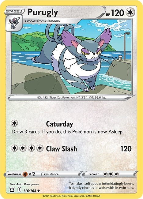 Image for Purugly (116/163) (SWSH05) - Pokemon
