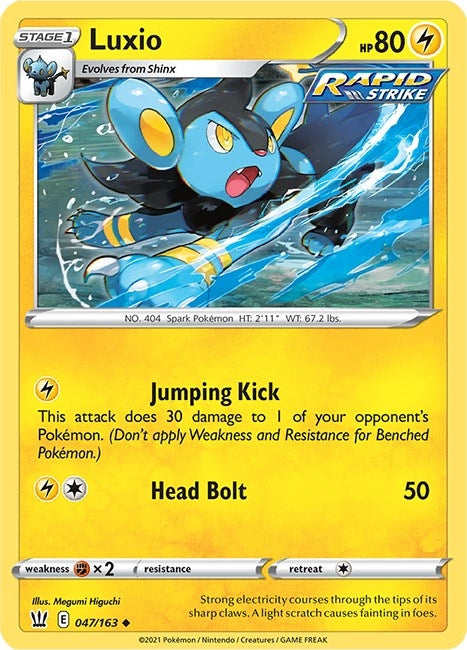 Image for Luxio (047/163) (SWSH05) - Pokemon