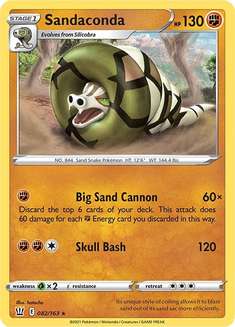 Image for Sandaconda (082/163) (SWSH05) - Pokemon