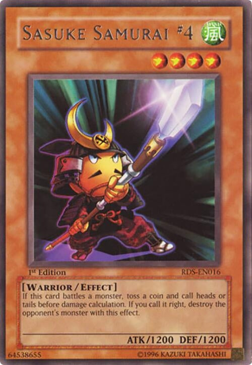 Image for Sasuke Samurai #4 (RDS-EN016) (RDS) - YuGiOh