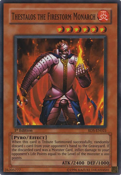 Image for Thestalos the Firestorm Monarch (RDS-EN021) (RDS) - YuGiOh