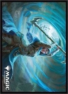 Image for Magic: The Gathering Player's Card Sleeve - Zendikar Rising - Sea Gate Stormcaller (80-Pack) - Card Sleeves