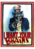 Image for I Want Your Brains Card Sleeves - Standard (50-Pack) - Card Sleeves