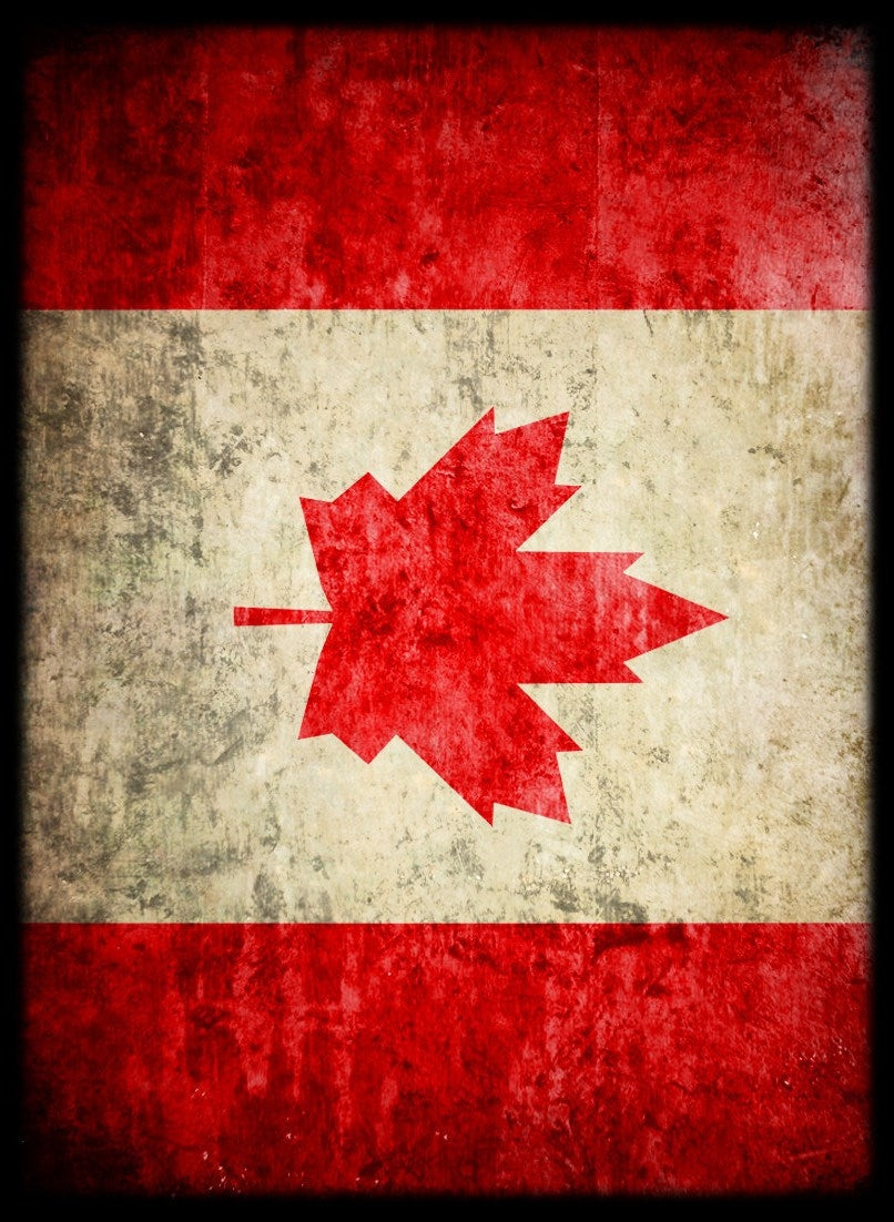 Image for Canada Maple Leaf Flag Card Sleeves - Standard (50-Pack) - Card Sleeves