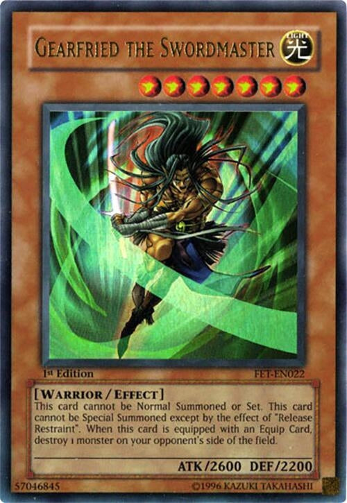 Image for Gearfried the Swordmaster (FET-EN022) (FET) - YuGiOh
