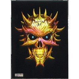Image for Black Neo Horned Skull Max Gloss Card Sleeves - Standard (50-Pack) - Card Sleeves