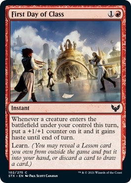 Image for First Day of Class (102) (Strixhaven: School of Mages) - Magic: The Gathering