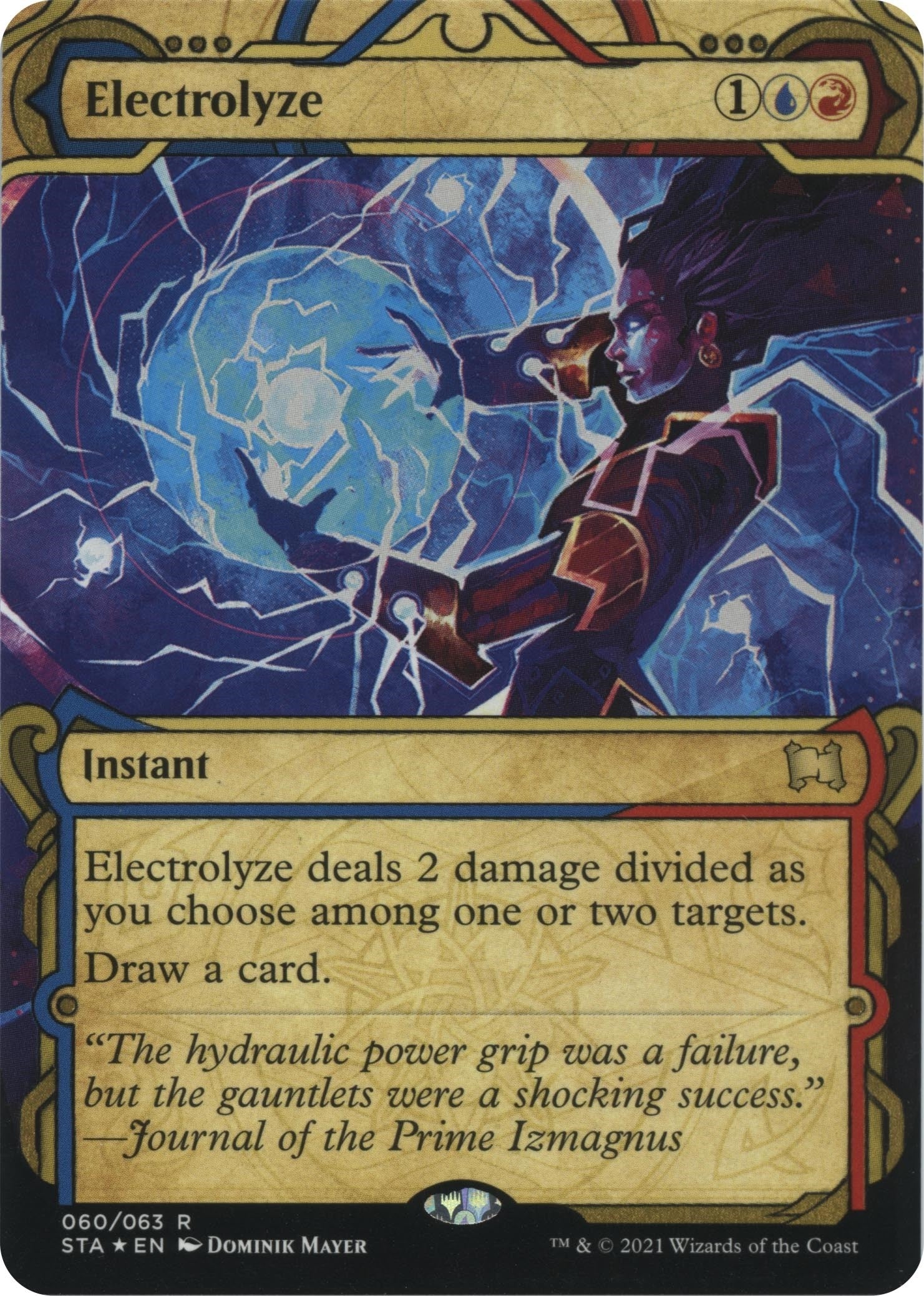 Image for Electrolyze (Foil Etched) (60) (Strixhaven: Mystical Archives) - Magic: The Gathering