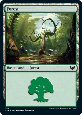 Image for Forest (374) (374) (Strixhaven: School of Mages) - Magic: The Gathering