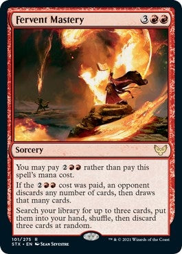 Image for Fervent Mastery (101) (Strixhaven: School of Mages) - Magic: The Gathering
