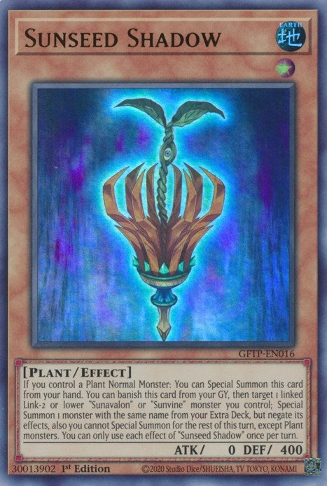 Image for Sunseed Shadow (GFTP-EN016) (GFTP) - YuGiOh