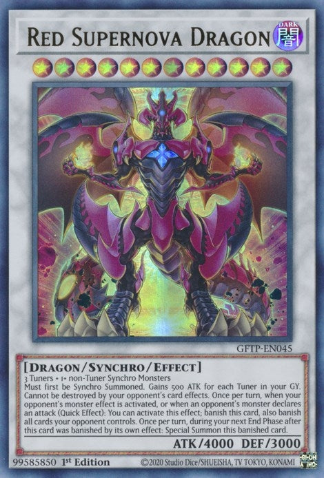 Image for Red Supernova Dragon (GFTP-EN045) (GFTP) - YuGiOh