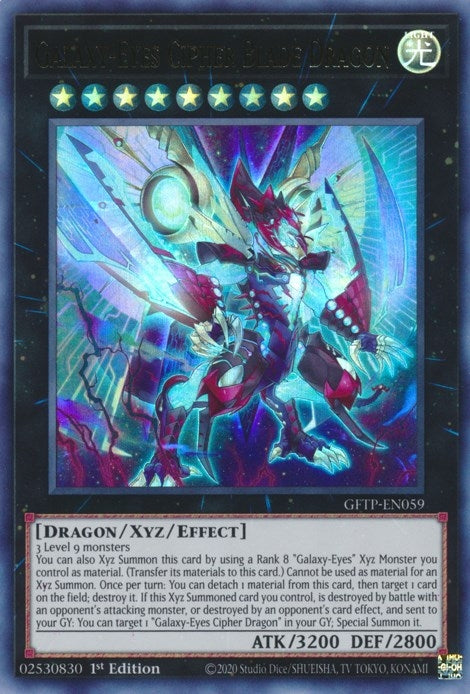Image for Galaxy-Eyes Cipher Blade Dragon (GFTP-EN059) (GFTP) - YuGiOh