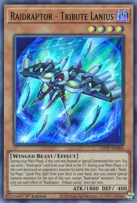 Image for Raidraptor - Tribute Lanius (GFTP-EN084) (GFTP) - YuGiOh