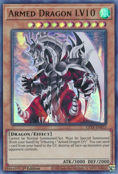 Image for Armed Dragon LV10 (GFTP-EN075) (GFTP) - YuGiOh