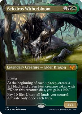 Image for Beledros Witherbloom (Borderless) (282) (Strixhaven: School of Mages) - Magic: The Gathering