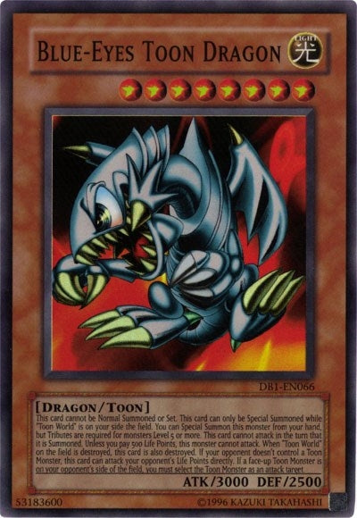 Image for Blue-Eyes Toon Dragon (DB1-EN066) (DB1) - YuGiOh